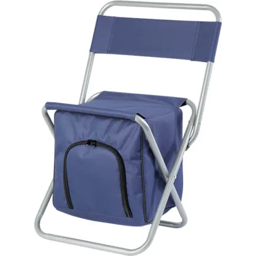 Birdseye Picnic Chair Cooler Navy